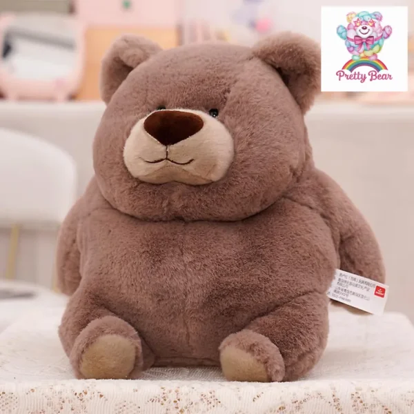 Adorable fat teddy bear