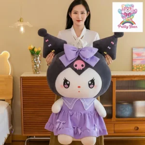 Plush Princess Kuromi Teddy Bear