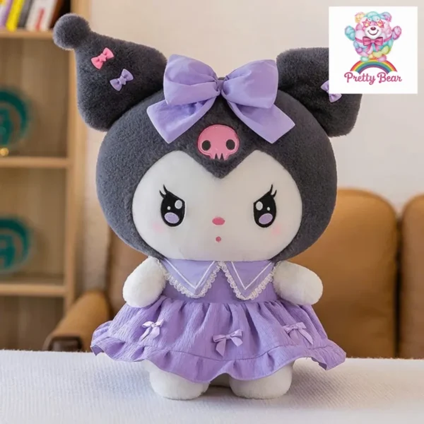 Plush Princess Kuromi Teddy Bear