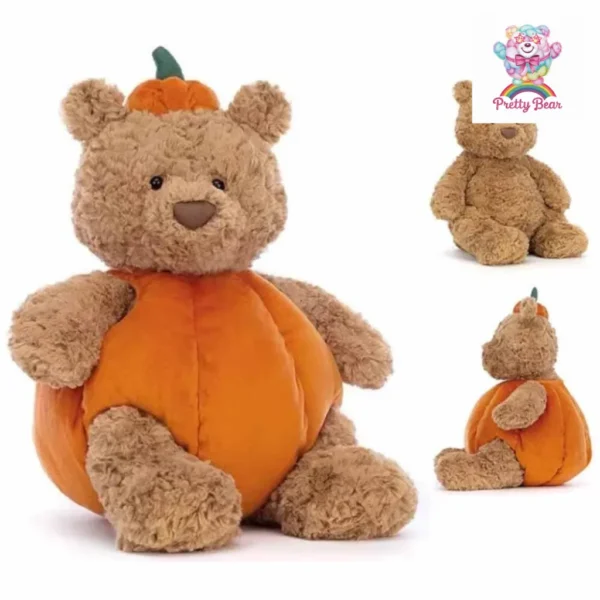 35cm Bartholomew Bear Pumpkin Plush